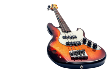 Guitar Isolated on Transparent Background.