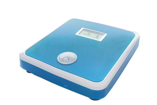 Weight Scale Isolated on Transparent Background.