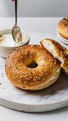 Delicious Bagel: Freshly Baked Breakfast Delight