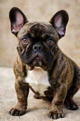 Fototapeta premium French Bulldog: Cute and Playful Pet Portrait