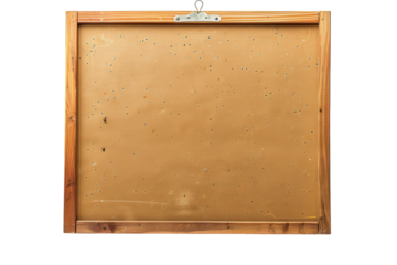 Bulletin Board Isolated on Transparent Background.