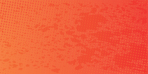 Dot halftone orange color pattern gradient texture with technology digital background. Dot pop art comic with summer background. vector illustration style
