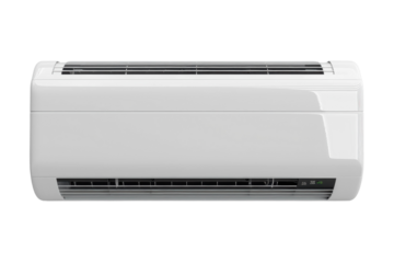 An Air Conditioner Isolated on Transparent Background.