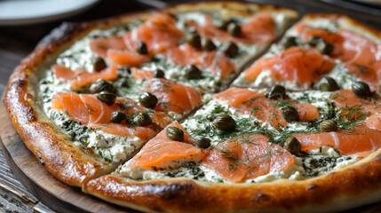 Delicious Pizza Varieties Isolated on White Background

