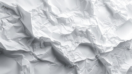 A white paper with a lot of wrinkles and creases. The paper is torn and crumpled, giving it a sense of chaos and disorder. The image is a representation of the fragility of life
