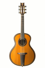 Obraz premium Detailed Vector Illustration of Acoustic Guitars Showcasing Polished Wood Finish and Craftsmanship for Musical Performances