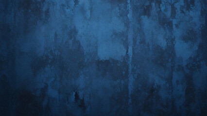 Fototapeta premium Background image of blue grunge textured surface with watercolor splotches for wallpaper cover design