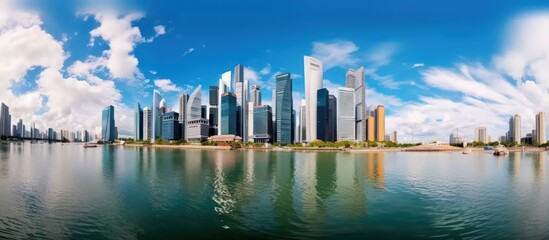 Obraz premium Singapore Skyline with Modern Architecture