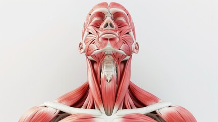 The Complex Anatomical Muscle Structure of the Human Head and Neck Explored in Detail
