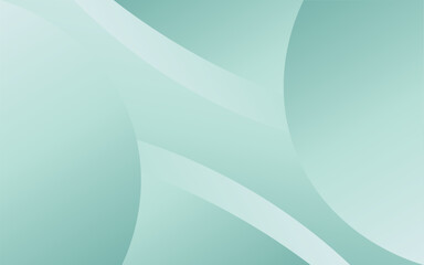 Minimal geometric background. Mint green elements with gradient.