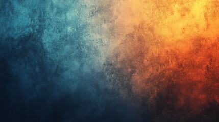 Abstract gradient texture blending blue and orange tones