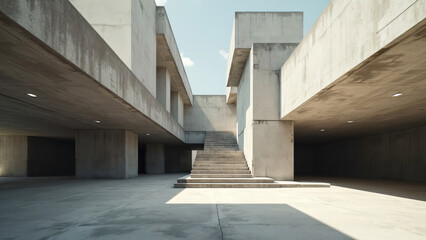 Fototapeta premium brutalism architecture, brutalis building