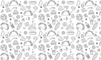 Mexican food pattern