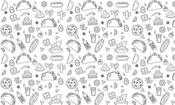 Mexican food pattern
