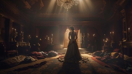 people in the tunnel