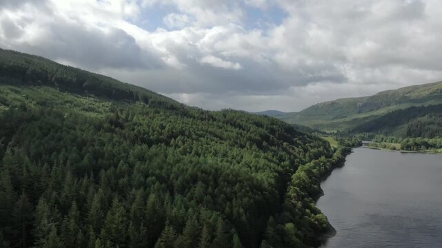 Scottish Highlands Aerial Footage