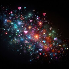 Fototapeta premium abstract background with stars