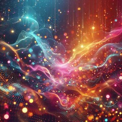 Obraz premium lights of fractal realms