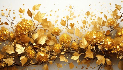 golden christmas background