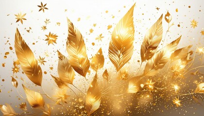 golden christmas background