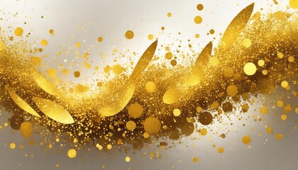 water drops on a yellow background