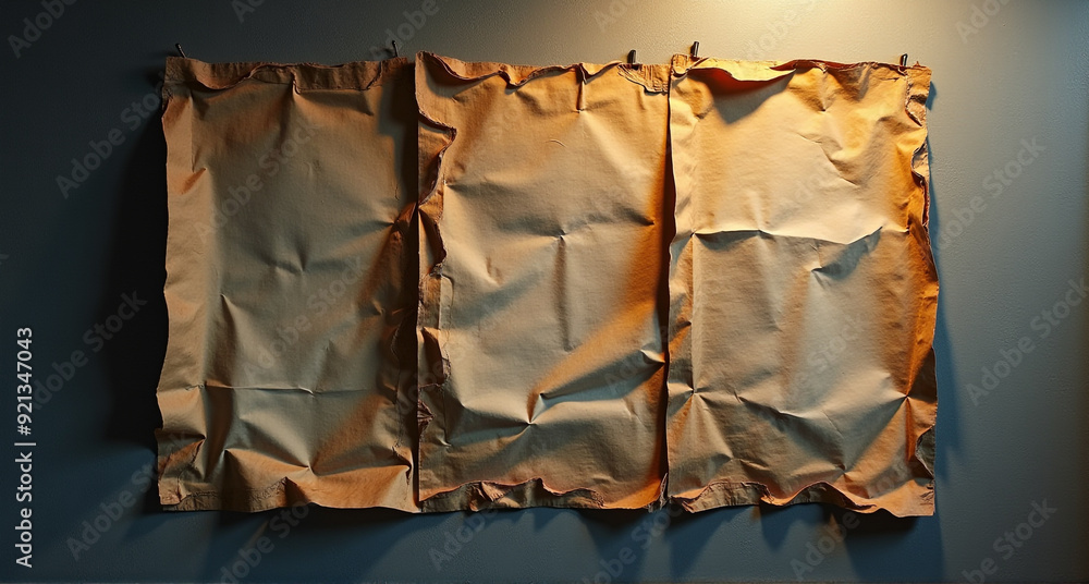 Canvas Prints crumpled paper texture