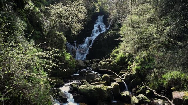 Torc waterfall in Killarney National Park, Co. Kerry, Ireland