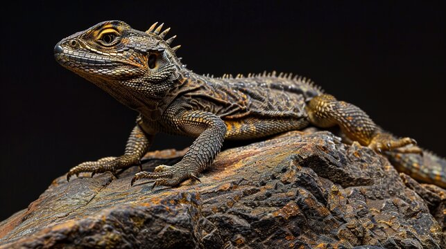 Acanthosaura is a genus of lizards, commonly known as mountain horned dragons or pricklenape agamas, in the family Agamidae.