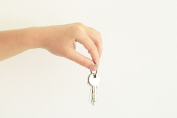 hand with key