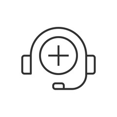 Obraz premium Medical Call Center Icon - Healthcare Icon