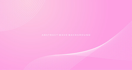 Abstract Wave Background in Soft Pink Gradient with Smooth Flowing Lines, Perfect for Elegant Digital Designs and Feminine Visual Content