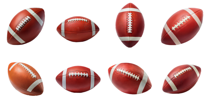 American Footballs: A Collection of Eight