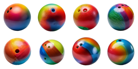 Colorful Bowling Balls