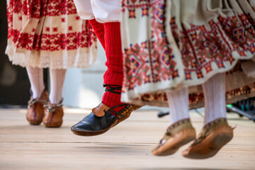 Granicari, traditionelle kroatische Volksmusik Gruppe in Tracht