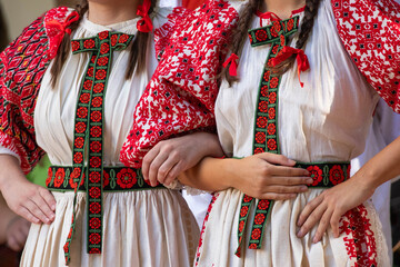 Granicari, traditionelle kroatische Volksmusik Gruppe in Tracht