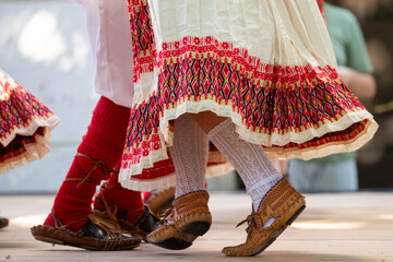 Granicari, traditionelle kroatische Volksmusik Gruppe in Tracht