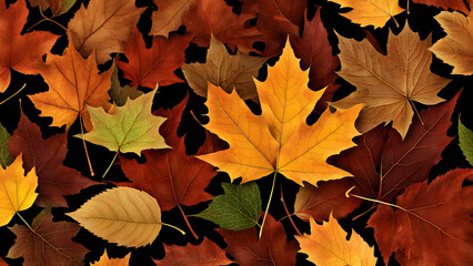 Fototapeta premium fallen-leaves