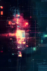 Emergence of Embodied AGI - Metamorphic Artificial General Intelligence Abstract Visualization