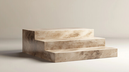 Sandstone product podium, 3d