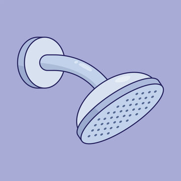 recommend clip art: Sower head vector icon. showerhead illustration. bath shower rain vector.