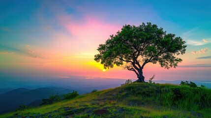 Fototapeta premium Free good morning scene wallpaper background photo