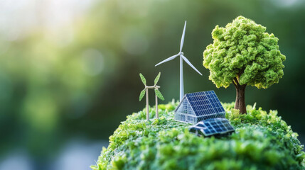 Green energy sources come in different forms, like solar panels, wind turbines, and electric cars. These are all ways to generate clean energy that doesn't harm the environment.