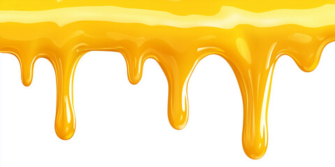 Sfondo con tempera che cola dall'alto: giallo