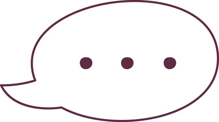 Lined Text Box Bubble