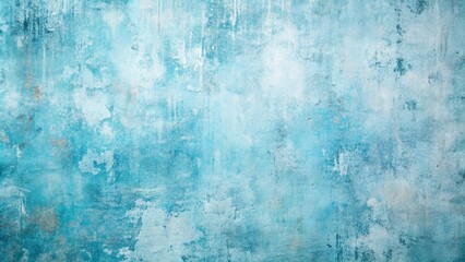 Obraz premium Beautiful abstract grunge decorative light blue wall texture with copy space, handmade, rough, winter