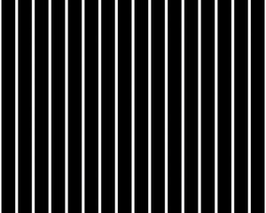Classic black and white vertical stripes