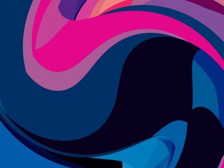Abstract blue and pink swirl background, perfect for modern designs