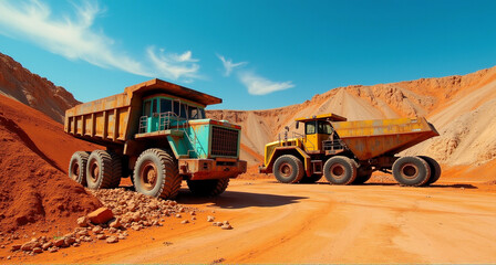 Obraz premium excavator at work site