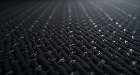 Fototapeta premium close up of a black and white background with drops