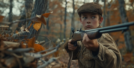 Naklejka premium hunting